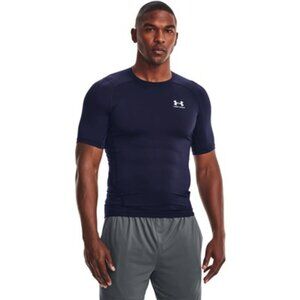 Under Armour - Mens Hg Armour Comp T-Shirt, size 2XLT US mens, color blue.